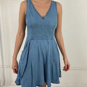 Topshop Denim Mini Dress
